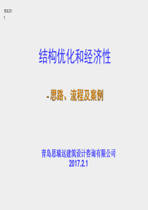 结构优化和经济性(思路、流程及案例)