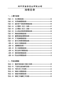 置业有限公司(全套管理流程)