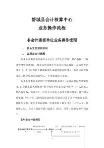 舒城县会计核算中心业务处理操作流程doc-舒城县国库集中