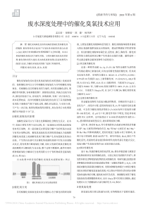 废水深度处理中的催化臭氧技术应用1