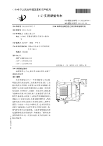 蜂窝陶瓷O3TiO2循环流光催化氧化处理工业废水的装置