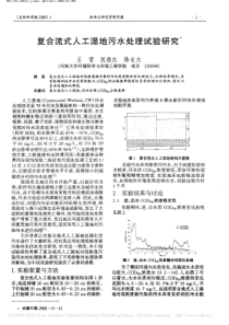 复合流式人工湿地污水处理试验研究王雪