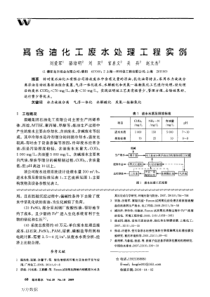 高含油化工废水处理工程实例