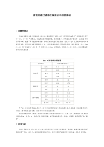 高效纤维过滤器去除原水中的胶体硅