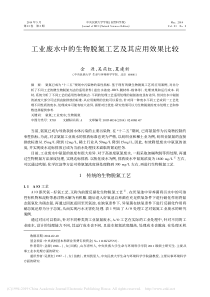 工业废水中的生物脱氮工艺及其应用效果比较金源