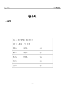 超级最全最棒婚礼流程表(完全是原版自创)