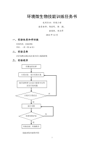 环境微生物技能训练任务书2012完整版