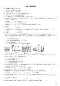 人教版八年级物理下册《浮力》单元综合测试题