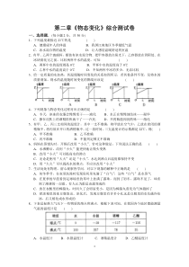 第二章《物态变化》综合测试卷及答案