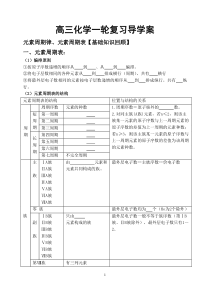 元素周期律元素周期表基础知识