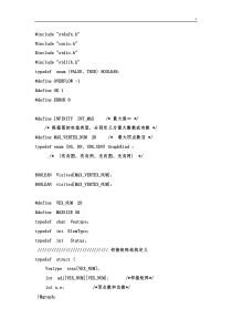 建立图的邻接矩阵或邻接表存储并在此基础知识上实现图的深度和广度优先遍历