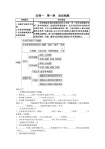 2012非常讲练测高三生物一轮复习精品学案(人教版)1-1--走近细胞