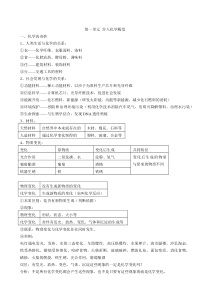 第一单元-步入化学殿堂-知识点