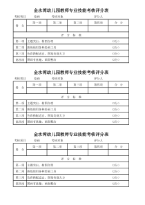 金水湾幼儿园教师专业技能考核评分表.(绘画)xls