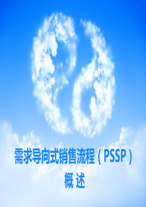 需求导向式销售流程(PSSP)概述