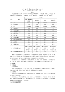 污水处理回用新技术简介