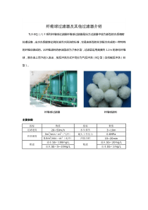 纤维球过滤器及其他过滤器介绍