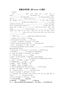 新概念英语第二册Lesson-45