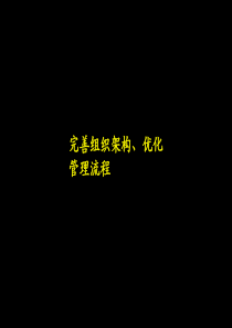 麦肯锡广电--完善组织架构、优化管理流程