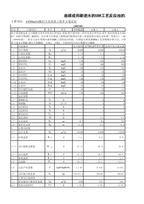 连续或间歇进水的SBR工艺反应池的工程设计计算