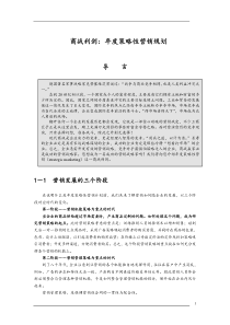 cc商战利剑：年度策略性营销规划