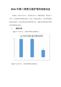 7-9月份分级护理PDCA