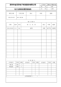 电子仓物料放置管理规范