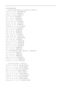 常见英语动词包括及物动词-不及物动词的-固定搭配