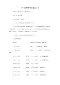 2005年礼嘉中学青蓝工程建设计划