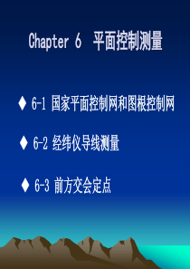 6-平面控制测量2