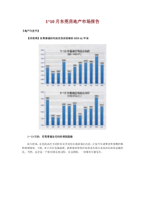 1~10月东莞房地产市场报告