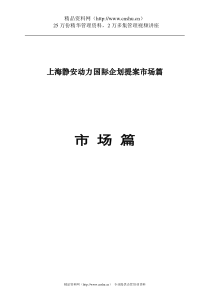 上海静安动力国际企划提案市场篇