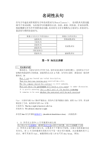 高中英语名词性从句整理：详解和重点考点