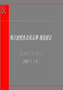 12 奥美 海尔波轮洗衣机品牌规划