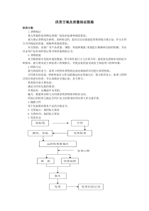 详细供货方案及质量保证措施