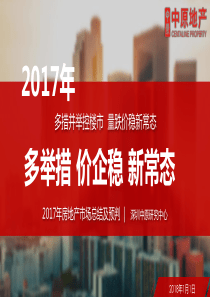 2017年深圳中原年终总结报告（PPT98页)