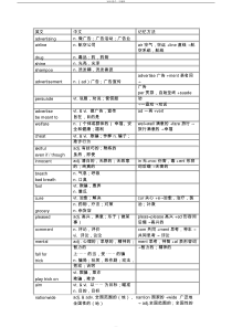 牛津高中英语模块四单词