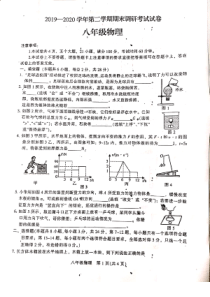 2020平顶山期末物理试卷含答案