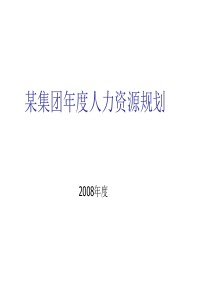 实例某集团XXXX年度人力资源规划(45页)