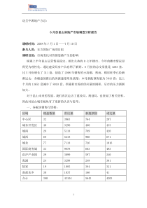 6月份昆山房地产市场行情报告