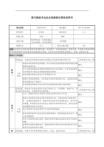 天线技术企业企划部部长职务说明书