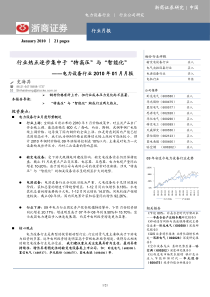 电力设备行业XXXX年01月份月报