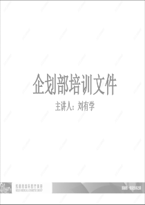 整形企划部PPT培训（PPT30页)