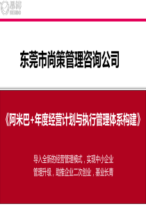 阿米巴与年度经营计划实施方案