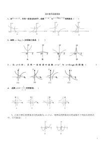 高中数学函数图象专题训练(打印)