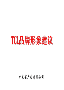 TCL品牌建议（补充）