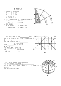 晨昏线专项练习(含答案)