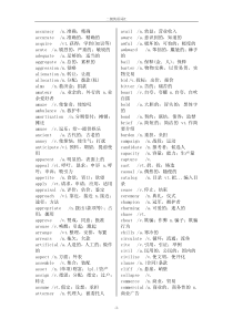 二级英语词汇-MBA、考研英语、四六级英语单词必看