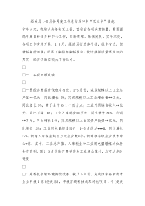 经发局15月份月度工作总结及冲刺双过半措施