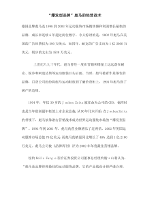 “爆发型品牌”彪马的经营战术(doc7)(1)